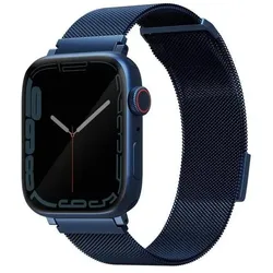 Uniq Unique strap Dante Apple Watch Series 4/5/6/7 (40 mm, Stainless Steel), Uhrenarmband, Blau