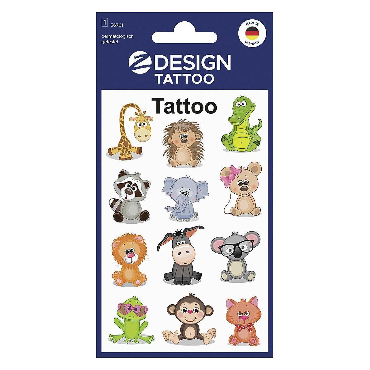 Z-Design Kinder Tattoos (12 Sticker) (56761)