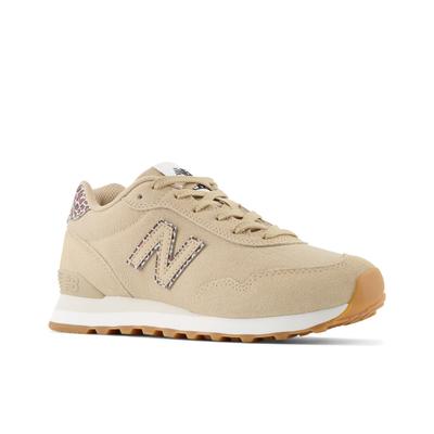 Sneaker NEW BALANCE "515", Damen, Gr. 40, beige (incense), Leder, Textil, Schuhe Sneaker