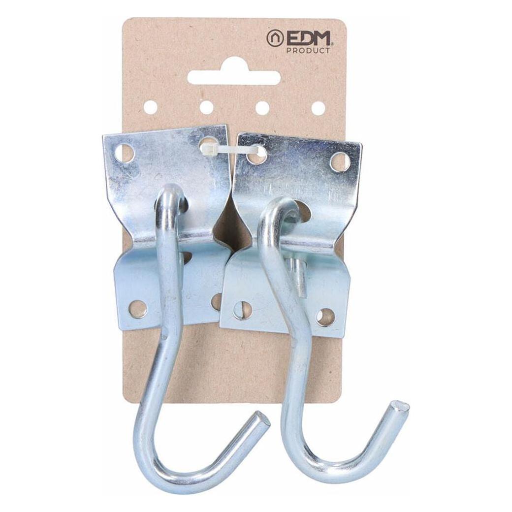 EDM 2 unit. plate with hook hanger for hammock 70x45mm chrome (45263416)