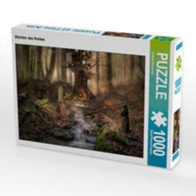 CALVENDO Puzzle Wächter des Waldes | 1000 Teile Lege-Größe 64x48cm Foto-Puzzle für glückliche Stunden