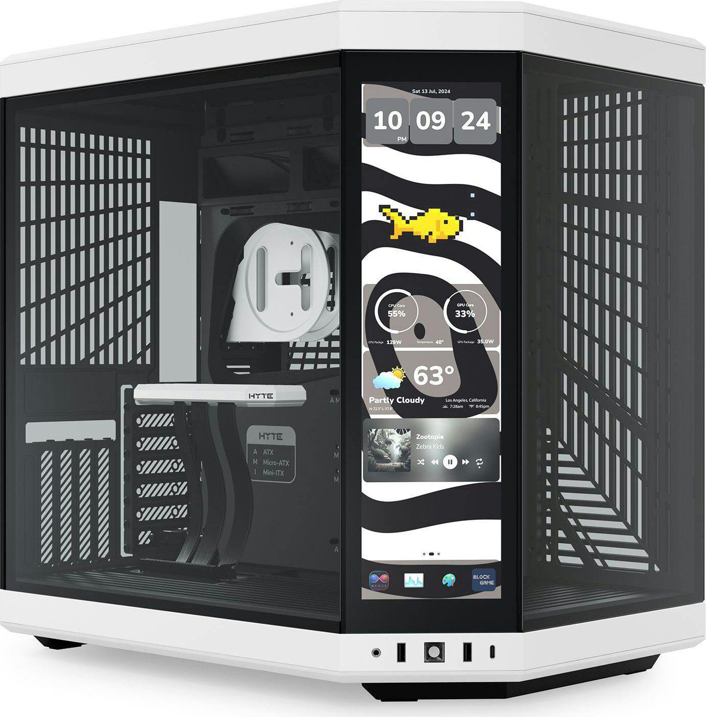 HYTE Y70 Gaming PC Gehäuse Big-Tower PANDA Seitenfenster