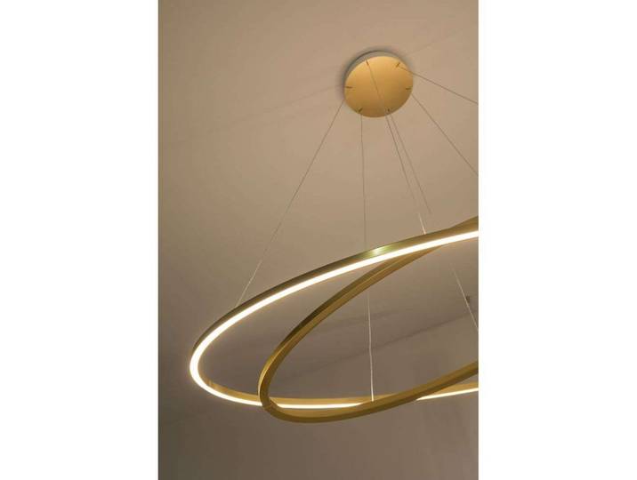 Ellisse Double Pendelleuchte Black - Nemo Lighting - Esszimmer - Aluminium - Mehrflammig
