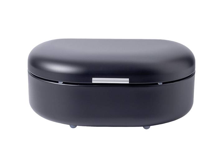 Brotkasten Vivi schwarz matt Karbon T 27 cm - Material: Karbon / Aluminium / Silikon