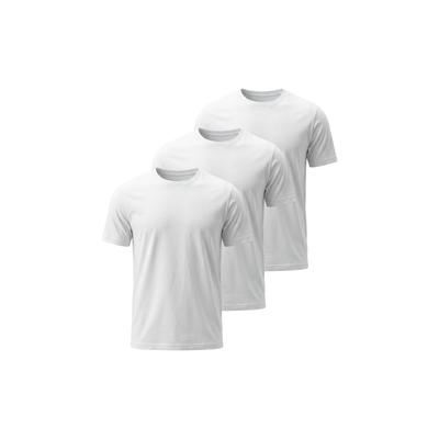 Kurzarmhemd TEESHOPPEN "TEESHOPPEN T-shirt Muscle T", Herren, Gr. S, Normalgrößen, weiß, Obermaterial: 100% Baumwolle, Hemden