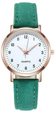 ModernMart Vintage Diamond Studded Womens Luxury Watch With Luminous Dial Quartz Bracelet d