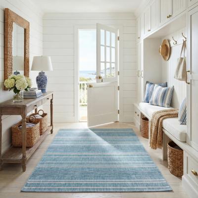 SAFAVIEH Courtyard Kremena Indoor/Outdoor Stripe Rug