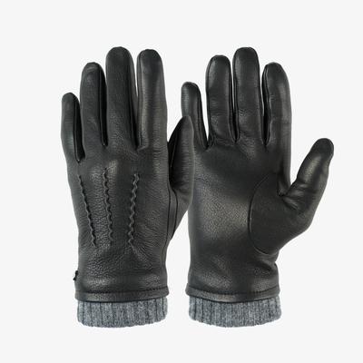 Lederhandschuhe PEARLWOOD "JOE", Herren, Gr. 9, schwarz, Ziegenleder, Handschuhe