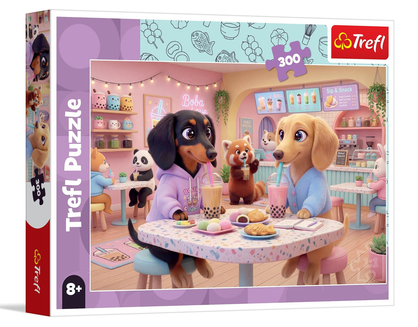 Trefl Puzzel van 300 stukjes – Dackel in het café