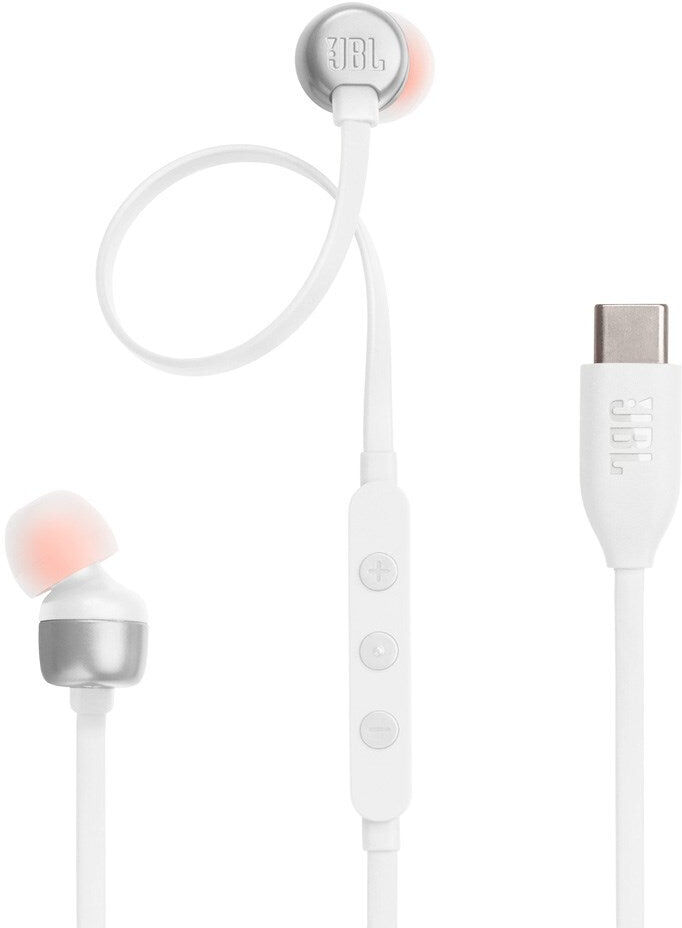 JBL Tune 310C In-Ear Høretelefoner - Hvid