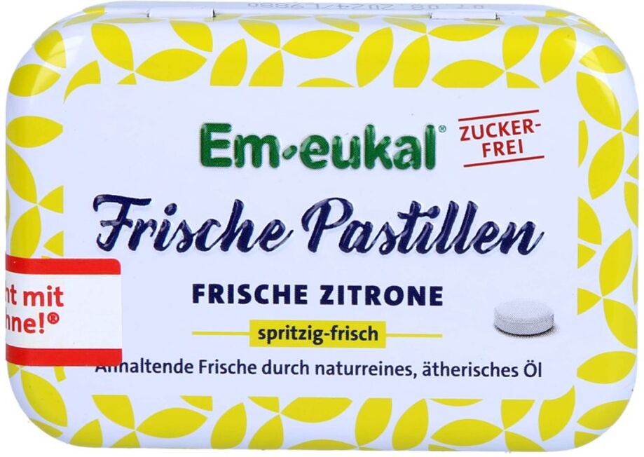 Em Eukal Frische Pastillen Zitrone zuckerfrei