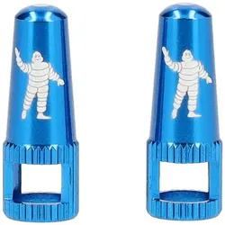 MICHELIN Ventilkappen 2er Set | blau