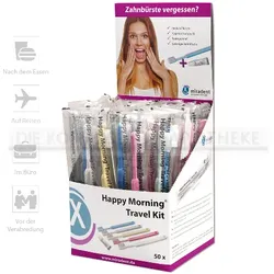 MIRADENT Happy Morning Travel Kit inkl.Zahnpasta 50 St
