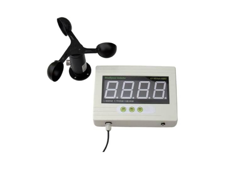 Drei Tassen Windgeschwindigkeits-Windrichtung Sensor Wetterüberwachung(Black RS485 sensor+screen)