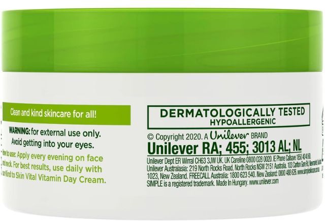 Simple Vital Vitamin Night Cream 50ml 50ml