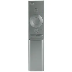 Azurano Fernbedienung Universal 1300 V1 - Aluminium Gehäuse, Sprachfunktion - für SAMSUNG BN59-01265A, BN59 (Gerätespezifische Fernbedienung, Bluetooth, Infrarot), Fernbedienung, Silber