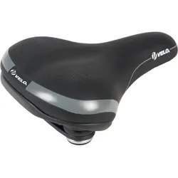 Velo E-Bike Komfortsattel  schwarz / grau/weiss