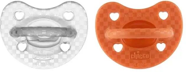 Chicco Chupete Physioforma Luxe 16-36M Naranja-Gris