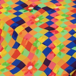 Universalgewebe "Hippie-Karo", bunt