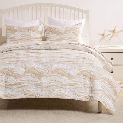 Greenland Home Fashions Greenland Home Coastal Paradise Reversible Matelasse Coverlet Set