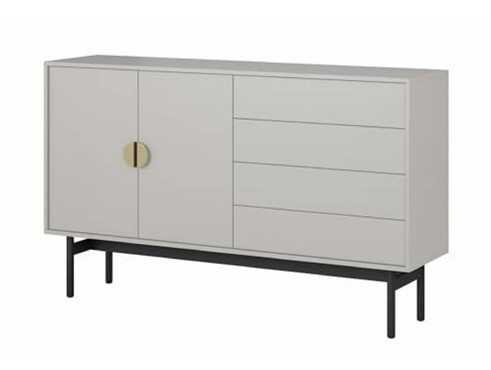 Selsey Kommode Stoon, 154 cm, Graubeige Aufbewahrungsschrank