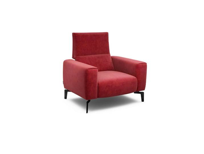Sensoo Sessel Cosy, Rot, Metall, 110x85x86-94 cm, Stoffauswahl, Wohnzimmer, Sessel, Sonstige Sessel