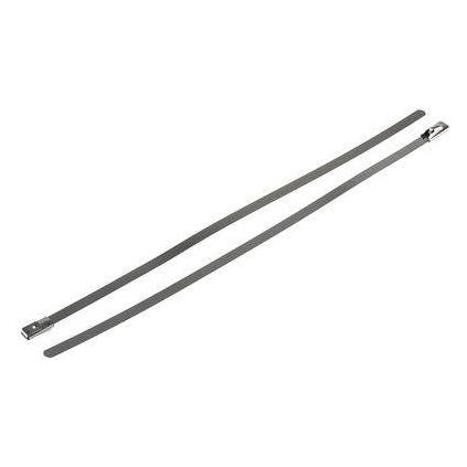 RS PRO Kabelbinder Edelstahl 201x4,6 (Metallkabelbinder, 200 mm, 100 Stk.) (1595357)