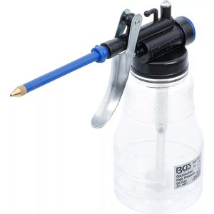 BGS-technic Ölkanne 8441, aus Kunststoff, 250 ml, starrer Ausguss, mit Pumpe