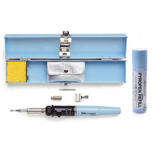 Weller Lötkolben T0051605999, Pyropen Piezo, Set, gasbetrieben, Temperatur 250 bis 650°C