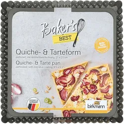 RBV Birkmann Baker's Best Quiche- & Tarteform - silber