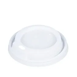 PAPSTAR 1000 Dom-Deckel, PS rund Ø 8 cm · 1,8 cm weiss
