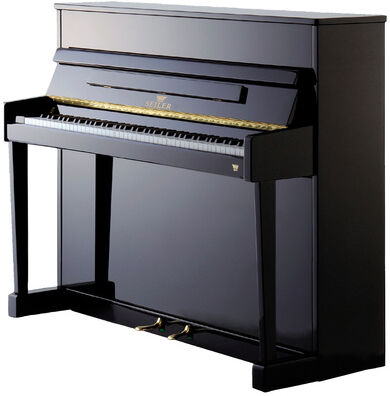 Seiler 122 Ritmo, black polished Schwarz poliert