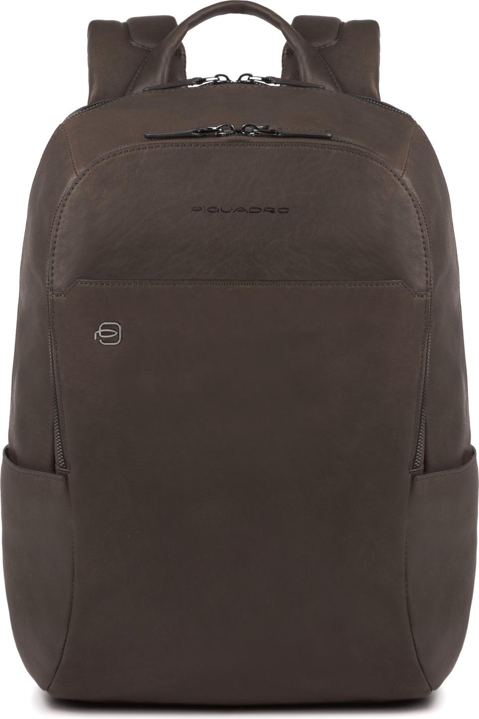Piquadro CA3214B3/TM Rucksack Braun Leder, Polyester