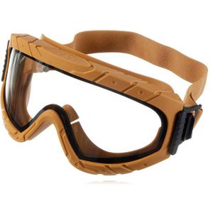 Dräger Schutzbrille X-pect 4900, klar, Vollsichtbrille, braun, für Brillenträger