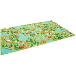 Snapstyle, Spielteppich + Spielmatte, Kinder Spiel Teppich Campingplatz (200 x 200 cm)