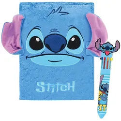 Must Team, Heft + Block, Lilo & Stit Plüschtagebuch mit Stift (Weicher Einband)