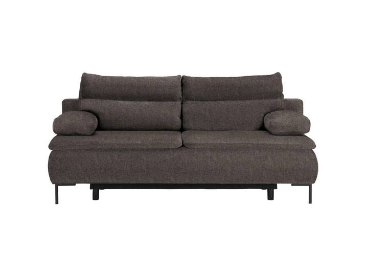 Novel Boxspringsofa, Dunkelbraun, Metall, Füllung: Schaumstoff, 202x93x100 cm, Stoffauswahl, Wohnzimmer, Sofas & Couches, Schlafsofas, Schlafsofas mit Bettkasten