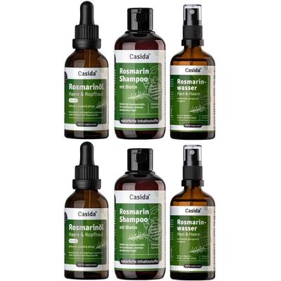 Rosmarin Haarkur m.Rosmarinöl+Wasser+Shampoo Set 2x 2x1 St Kombipackung