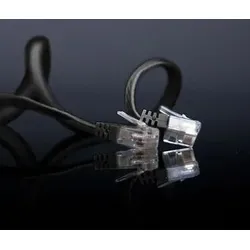 shiverpeaks SP711-SL0.25S Netzwerkkabel Schwarz 0,25 m Cat6 U/UTP (UTP)