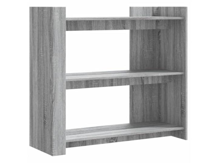 Coespram Konsolentisch Grau Sonoma 100x35x90 cm Holzwerkstoff Flurtisch Vielseitiger Beistelltisch aus Holzwerkstoff für Flur, Schlafzimmer und Wohnzimmer mit stabiler Ablage für Dekoration.