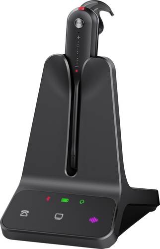 Yealink WH63 E2 UC In Ear Headset DECT Schwarz Telefon