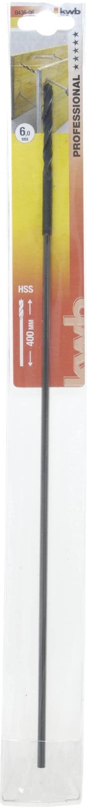kwb HSS boor voor bekisting Ø 6 x 400 mm