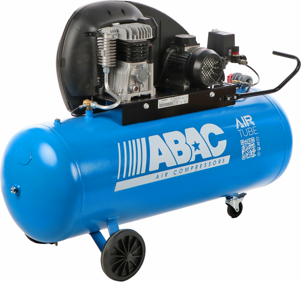 ABAC EXT A29B 200 CT3 - Dreiphasiger elektrischer Luftkompressor mit Riemenantrieb - Motor 3 PS - 200 Liter
