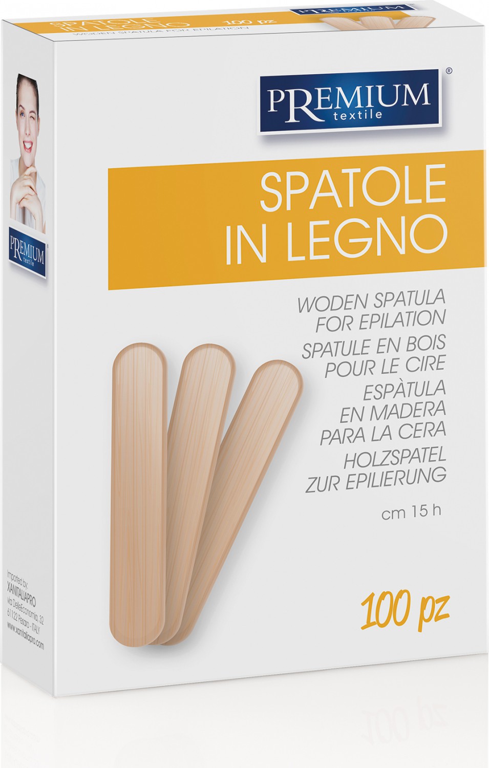 XanitaliaPro Holzspatel zur Epilation XP-1.300.021