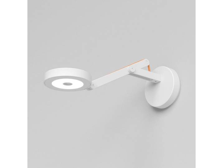 String W0 Applique Murale DTW Matt White/Orange - Rotaliana String W0 DTW - Salon / séjour - Design - Métal - À ampoule unique