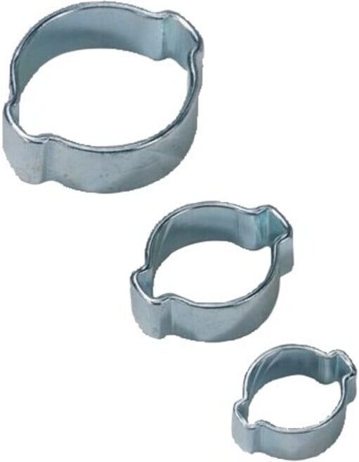 2-Ohr-Schlauchklemme 13-15 mm ; E/D/E (58930)