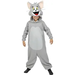 Metamorph Tom & Jerry – Tom Kostüm für Kinder (122, 128)