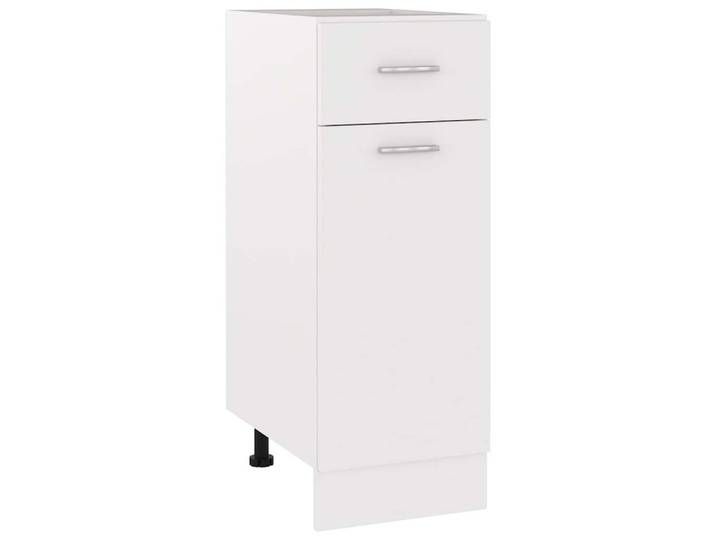 furnicato Spülenunterschrank Moderner weißer Schubladenschrank 46x30x81,5 cm