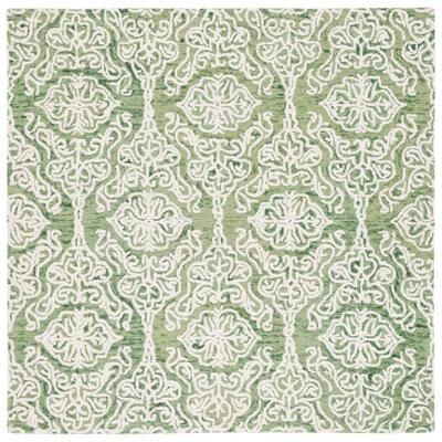 SAFAVIEH Handmade Blossom Mahalia Modern Floral Wool Rug