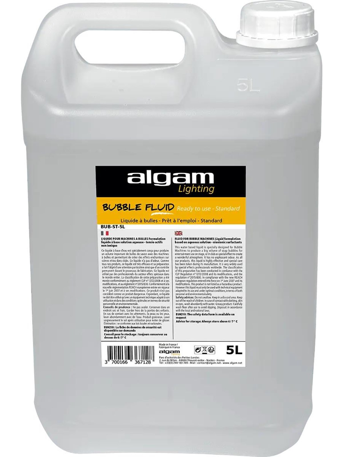 Algam Lighting 5 Liter Standard-Blasenflüssigkeit